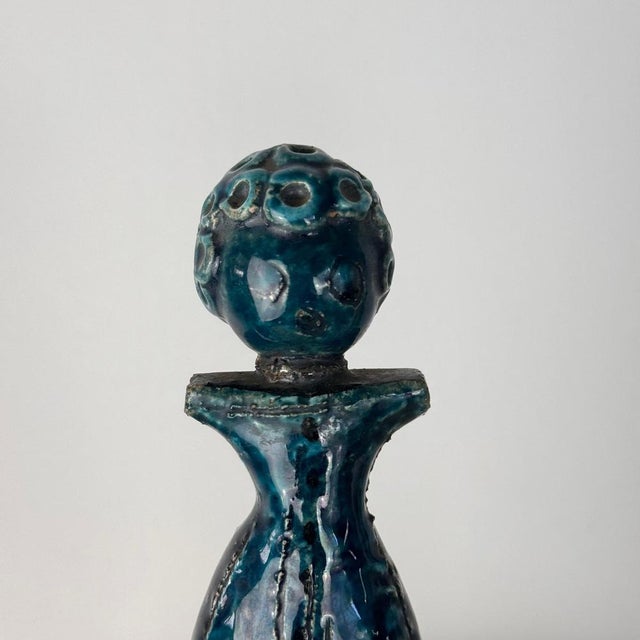 Bitossi Handcrafted Lady Figurines attributed to Aldo Londi for Bitossi, 1970s, Set of 2 For Sale - Image 4 of 13