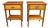 Pair of Cherry Valley Stickley Cherry Wood Nightstands For Sale