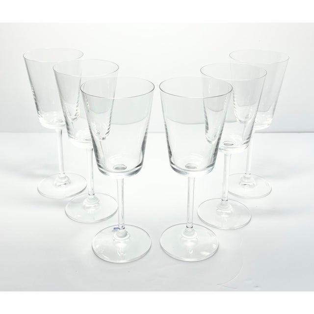 Contemporary Contemporary Waterford Marquis Crystal Wine Glasses - Set of 6 For Sale - Image 3 of 6