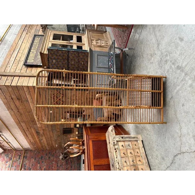 Rattan locker room from the 60s, very good condition. It has 4 coat hooks and an umbrella holder. I have official proof of...