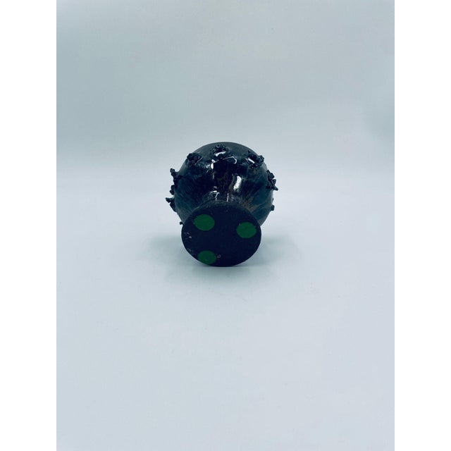 Ceramic Vintage Decorative Artistic Candlestick, 1965 For Sale - Image 7 of 9