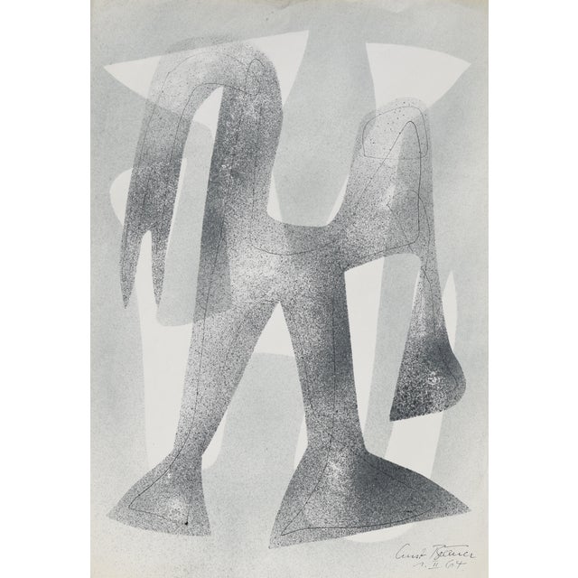 Ernst Bräuer, Abstract Form II, 1964, Lithograph and Ink For Sale - Image 13 of 13