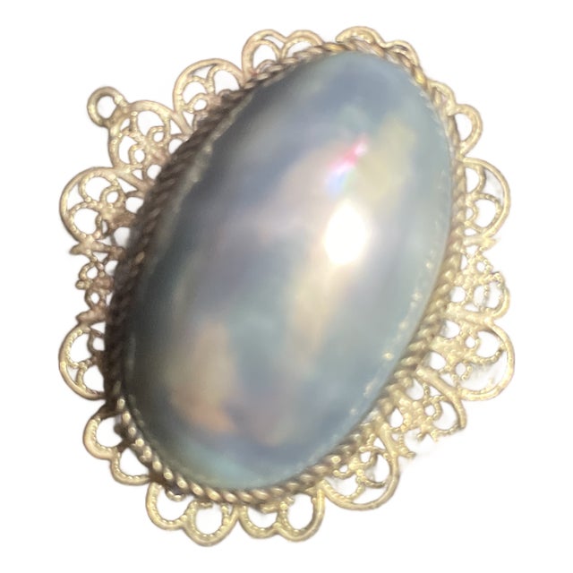 Coque De Perle (French for "Pearl Shell") Is an Antique Faux Pearl Crafted During the Georgian Era For Sale