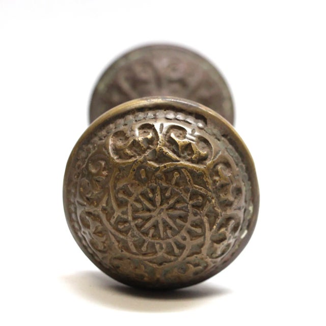 This eight fold Classic style bronze passage door knobs were made by Russell & Erwin in the 1875 catalog. It is part of...
