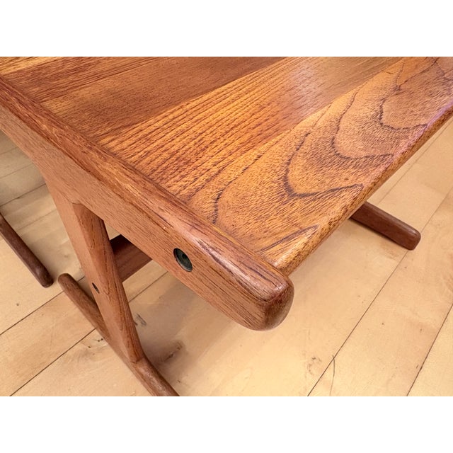 Teak Tables, Denmark, 1960s, Set of 3 For Sale - Image 11 of 13