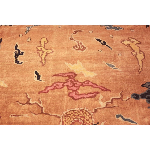 Early 20th Century Nazmiyal Collection Antique Chinese Style Rug For Sale - Image 5 of 10