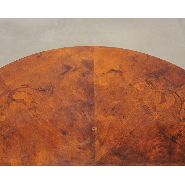 Carrie Bradshaw's Screen Used Burlwood Round Center Table For Sale - Image 13 of 18
