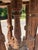 Late 20th Century Antique Victorian Barn House Carved Wood Table For Sale - Image 5 of 9