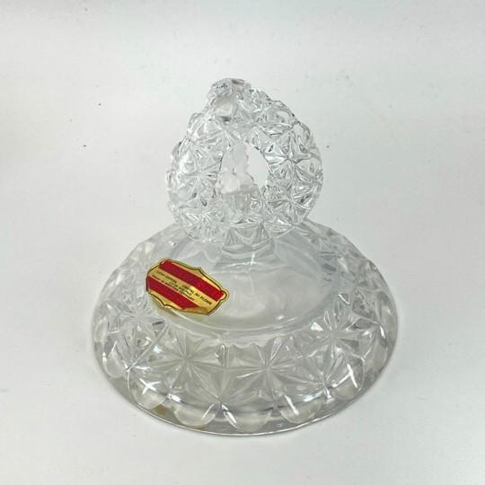 Vintage Hofbauer “Byrdes” Ruby Crystal Candy Dish / Jar With Lid For Sale - Image 11 of 17