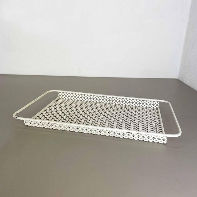 Original Mathieu Matégot tray "RIGITUELLE". made in the 1950s in France. Typical mategot style with perforated sheet...