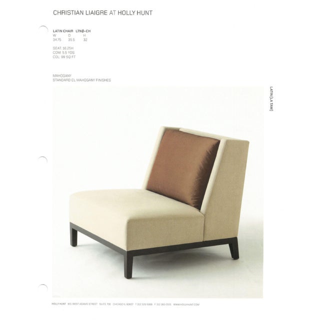 Christian Liaigre X Holly Hunt Leather Chairs, Pr. For Sale - Image 9 of 9