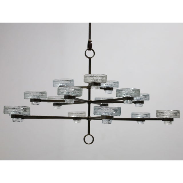 Erik Hoglund 15 Candle Chandelier For Sale In Dallas - Image 6 of 9