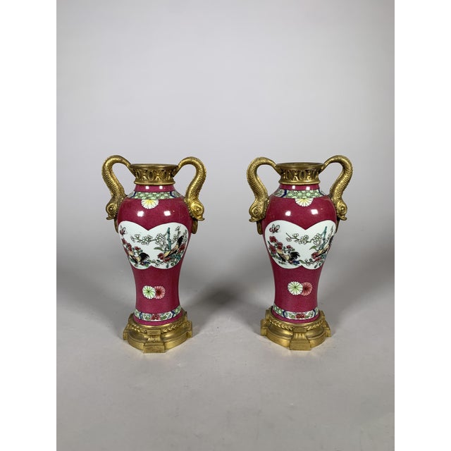 Antique Chinese Porcelain Vases, 1750, Set of 2 For Sale - Image 11 of 11