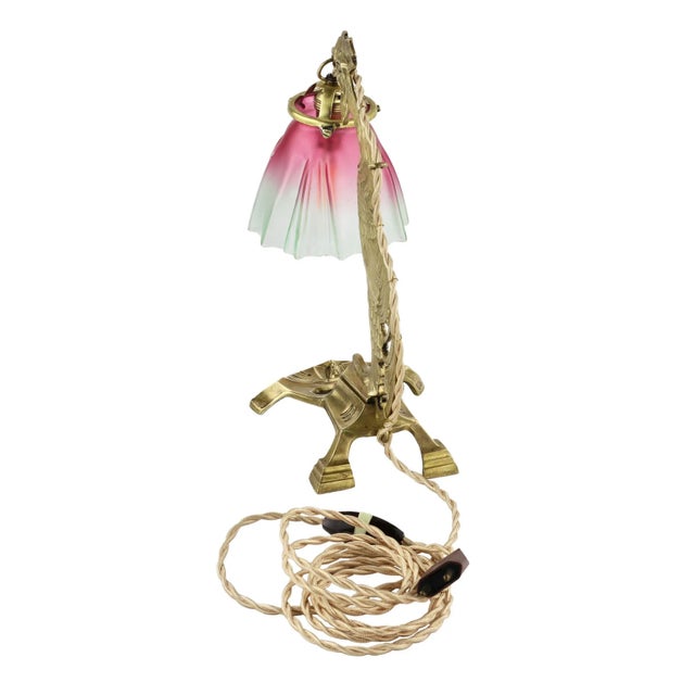 Art Nouveau Table Lamp, 1900s For Sale - Image 5 of 6
