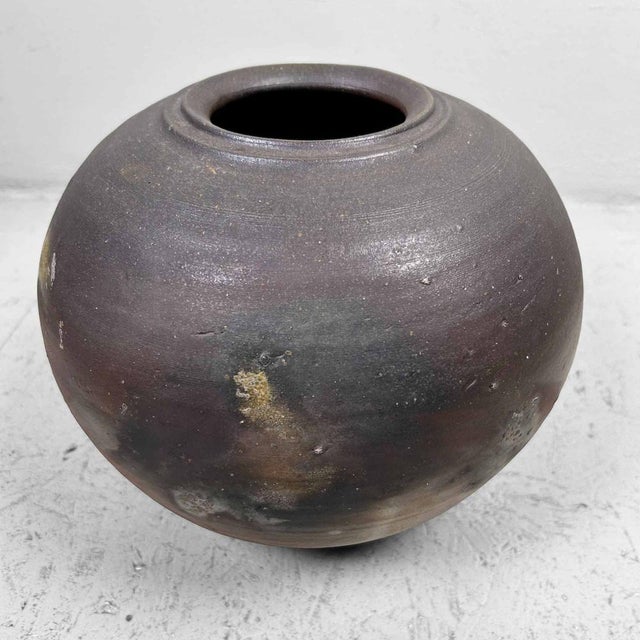 Earthenware Bizen-Yaki Tsubo Vase, Japan, 1920s For Sale - Image 6 of 18