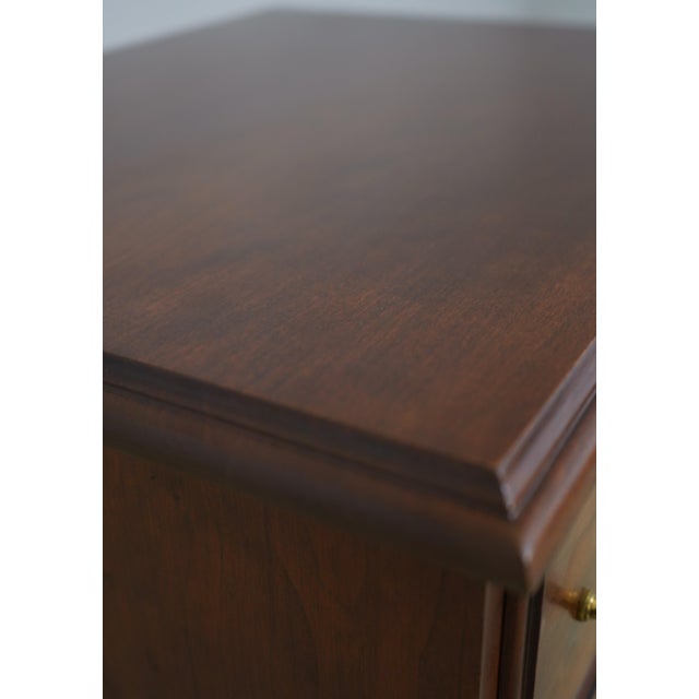 Pair Henkel Harris Cherry McKenzie Nightstands For Sale - Image 10 of 18