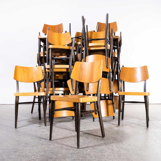 Saddle Back Dining Chairs, 1970s, Set of 6 For Sale - Image 12 of 17