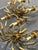 Metal Italian Wheat Sheaf Wall Sconces in Gilt Metal, 1950s, Set of 2 For Sale - Image 7 of 11