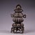 Asian Late 19th Century Silver-Plated Bronze Censer With Vajra Deity, 900g, 7" Tall For Sale - Image 3 of 8