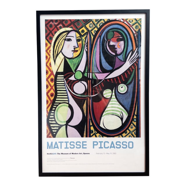 2003 Matisse Picasso MoMA Queens Poster, Framebridge For Sale