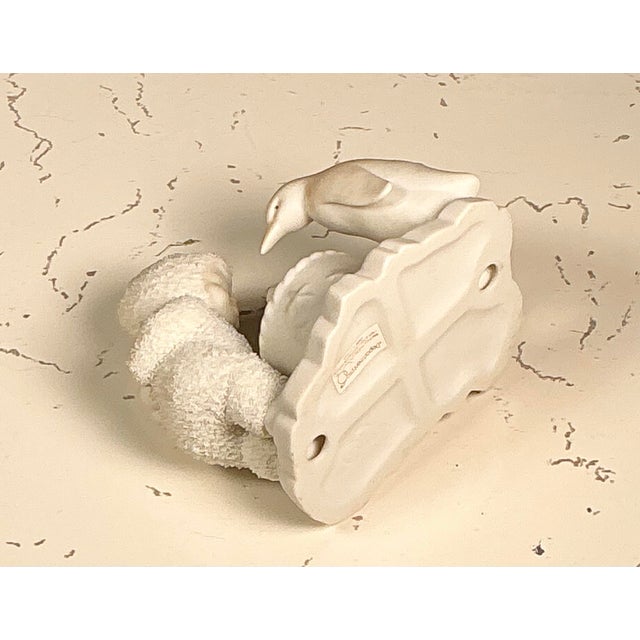 Ceramic Vintage Department 56 Snowbabies "Make a Wish" Fiqurine - Retired 2001 For Sale - Image 7 of 9