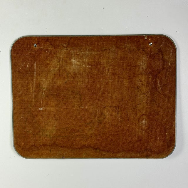 Medium Size Vintage Green Chalkboard With Beautiful Round Edges and Two Holes for Wall Hanging For Sale In New York - Image 6 of 6