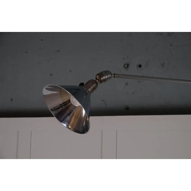 Industrial Triplex Wall Lamp attributed to Johan Petter Johansson, Sweden, 1940s For Sale - Image 11 of 12