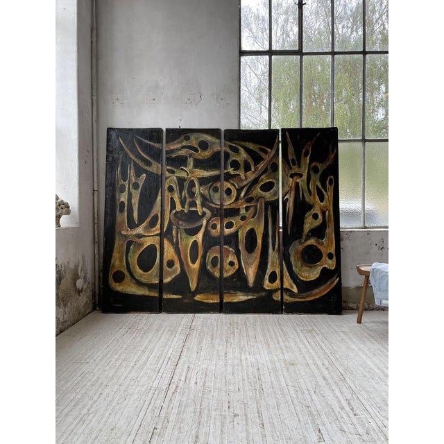 Dmitrienko, Tetraptych, 1950s, Oil on Canvas, Framed For Sale - Image 15 of 18