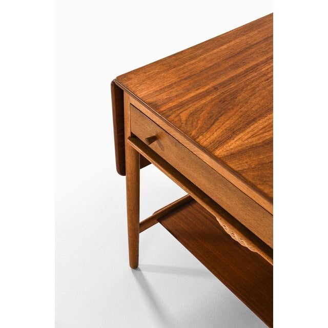 Model AT-33 Side or Sewing Table attributed to Hans Wegner, 1950s For Sale - Image 3 of 5