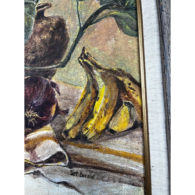 Vintage Dott Beeson Fruit Still Life Painting For Sale - Image 4 of 12