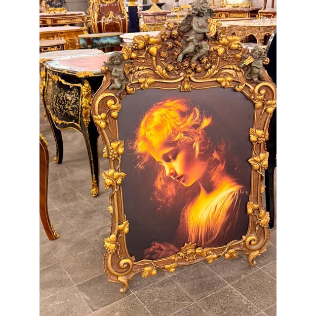 Vintage Rococo Cherub Angel Decorative Wall Art For Sale - Image 10 of 10