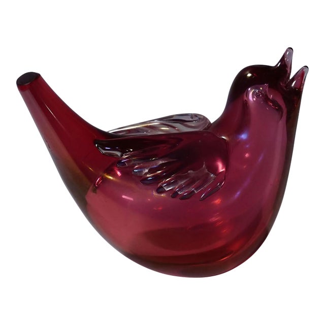Bird Sculpture by Tyra Lundgren for Venini 1930s For Sale