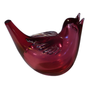 Bird Sculpture by Tyra Lundgren for Venini 1930s