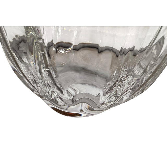 Late 20th Century Amethyst and Crystal Murano Sommerso Fazzoletto Art Glass Vase For Sale - Image 11 of 13