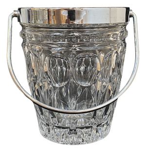 Vintage French Crystal Ice Bucket, 1960