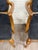 Black Vintage French Provincial Style Tufted Black Velvet Armchairs - Pair For Sale - Image 8 of 14
