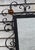 Vintage 1930s American Handmade Wrought Iron Wall Mirror Hand Painted Floral Dec For Sale - Image 14 of 18