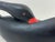 Large Vintage Carved Wood Black Swan Figurine For Sale - Image 4 of 15