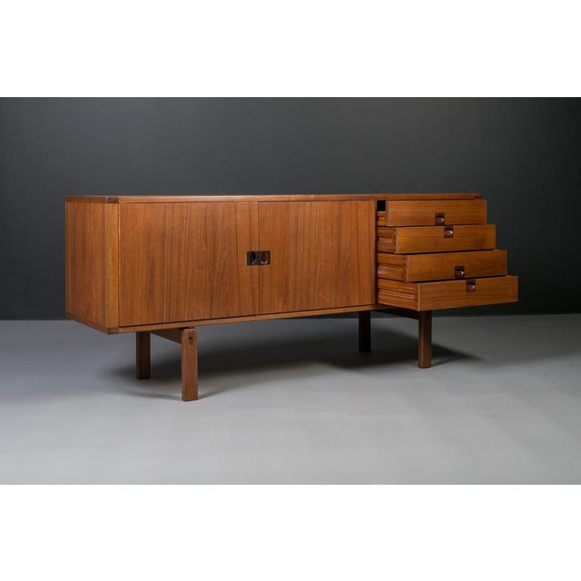 Mid-Century Modern Corona Sideboard in Teak by Lennart Bender for Ulferts, 1960s For Sale - Image 4 of 14