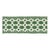 Schumacher Lattice Tape in Green For Sale