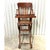 Antique Victorian Child's Combination Oak High Chair For Sale - Image 4 of 10