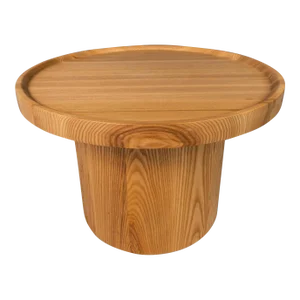 Studio Craft Organic Modern Coffee Table in Solid Ash by Mark Leblanc, Usa