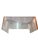 Modern Clear Acrylic Waterfall Table, Console or Desk Height, Single Bent Sheet For Sale - Image 3 of 4