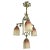 Art Deco Pate De Verre Hanging Lamp in Bronze, 1930s For Sale - Image 12 of 12
