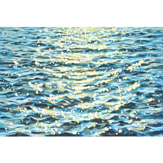 Light on the Water 2.Modern Original Painting. Iryna Kastsova For Sale