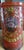 Red and Gold Screen-Printed Glass Pharmacy Jar, 1920 For Sale - Image 4 of 18
