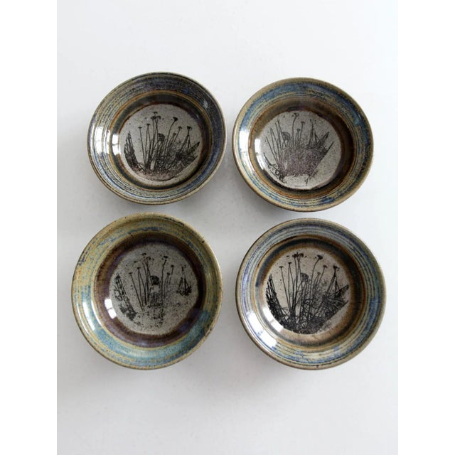 Vintage Studio Pottery Bowls- Set of 4 For Sale - Image 13 of 13