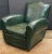 Art Deco Dark Green Leather Club or Lounge Chairs From France - Two Available For Sale - Image 10 of 12