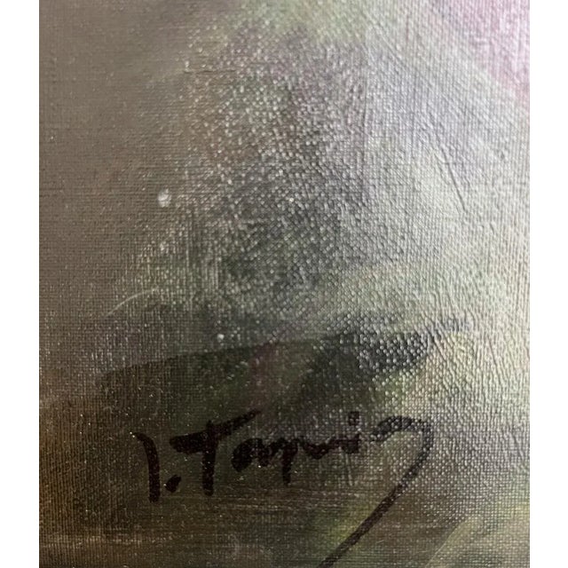 I. Tomig, L'homme et la chope de bière, Oil on Canvas, Framed For Sale - Image 3 of 12