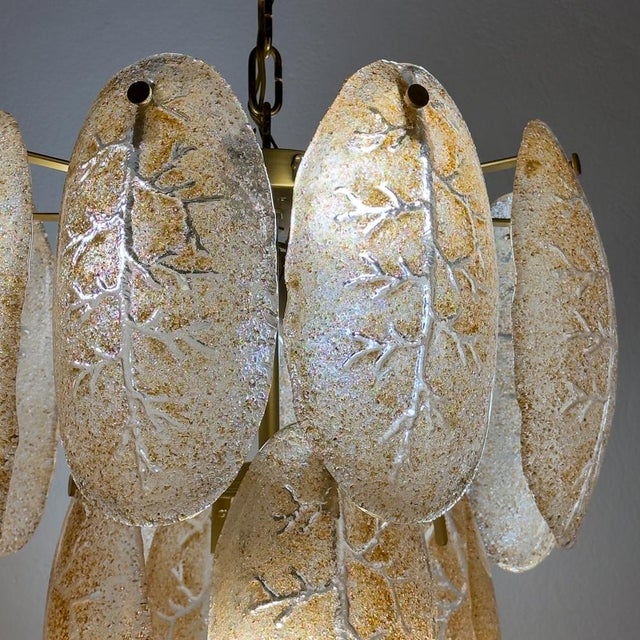 Murano Glass Cascade Chandelier, Italy, 1980s For Sale - Image 16 of 18